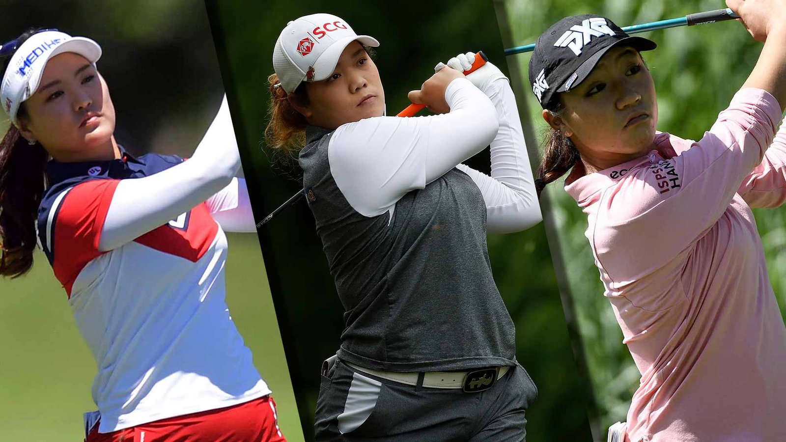 So Yeon Ryu, Ariya Jutanugarn and Lydia Ko