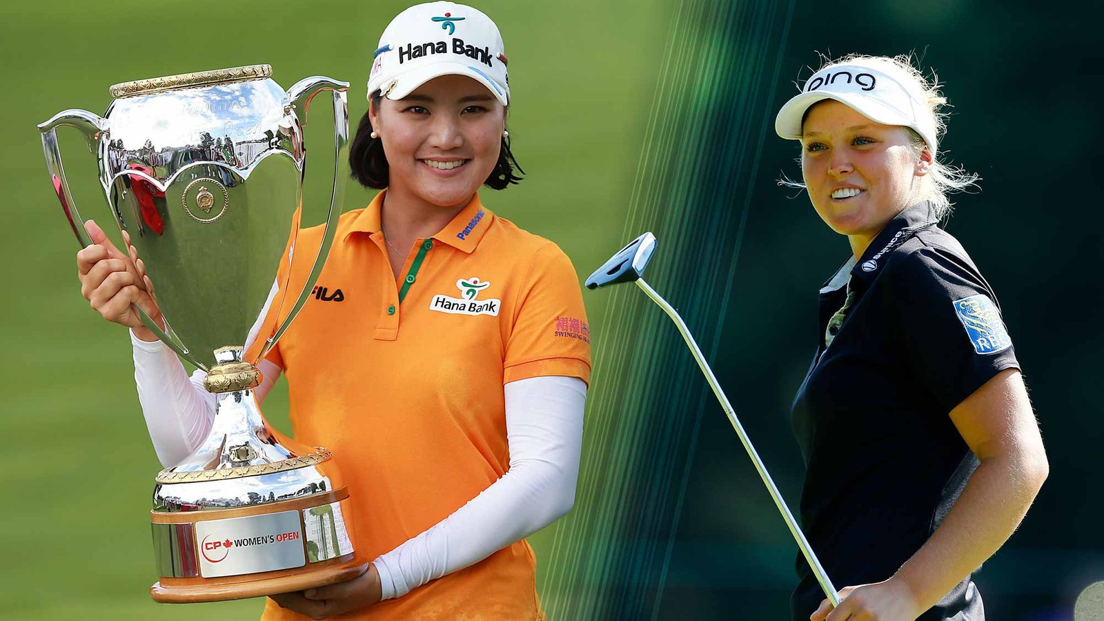 Defending champ So Yeon Ryu and new LPGA member Brooke Henderson