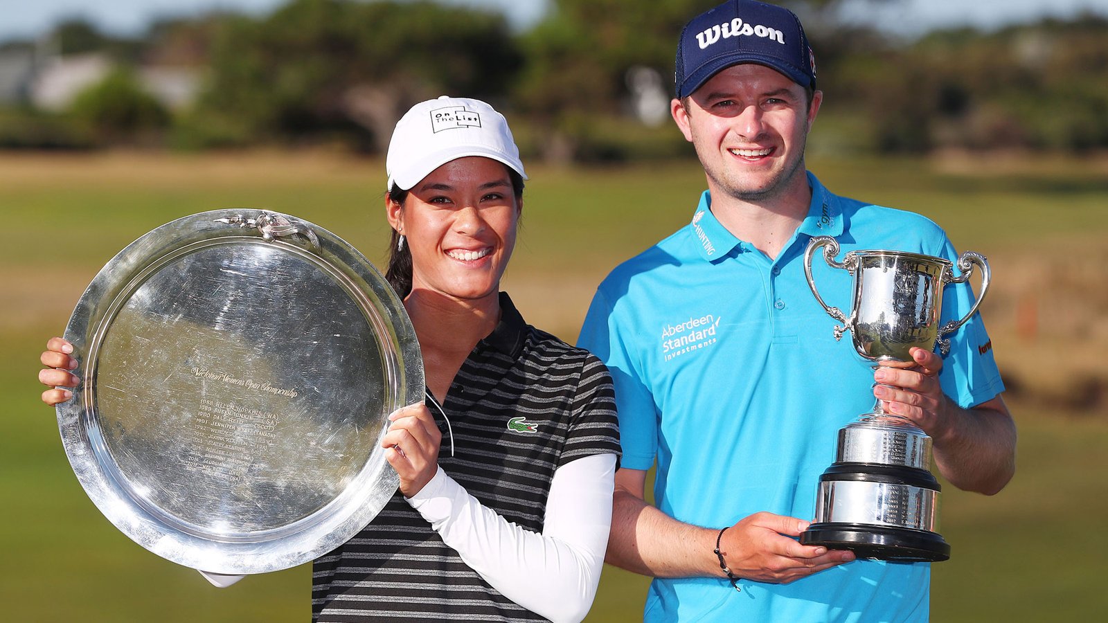 Defending champs Celine Boutier and David Law