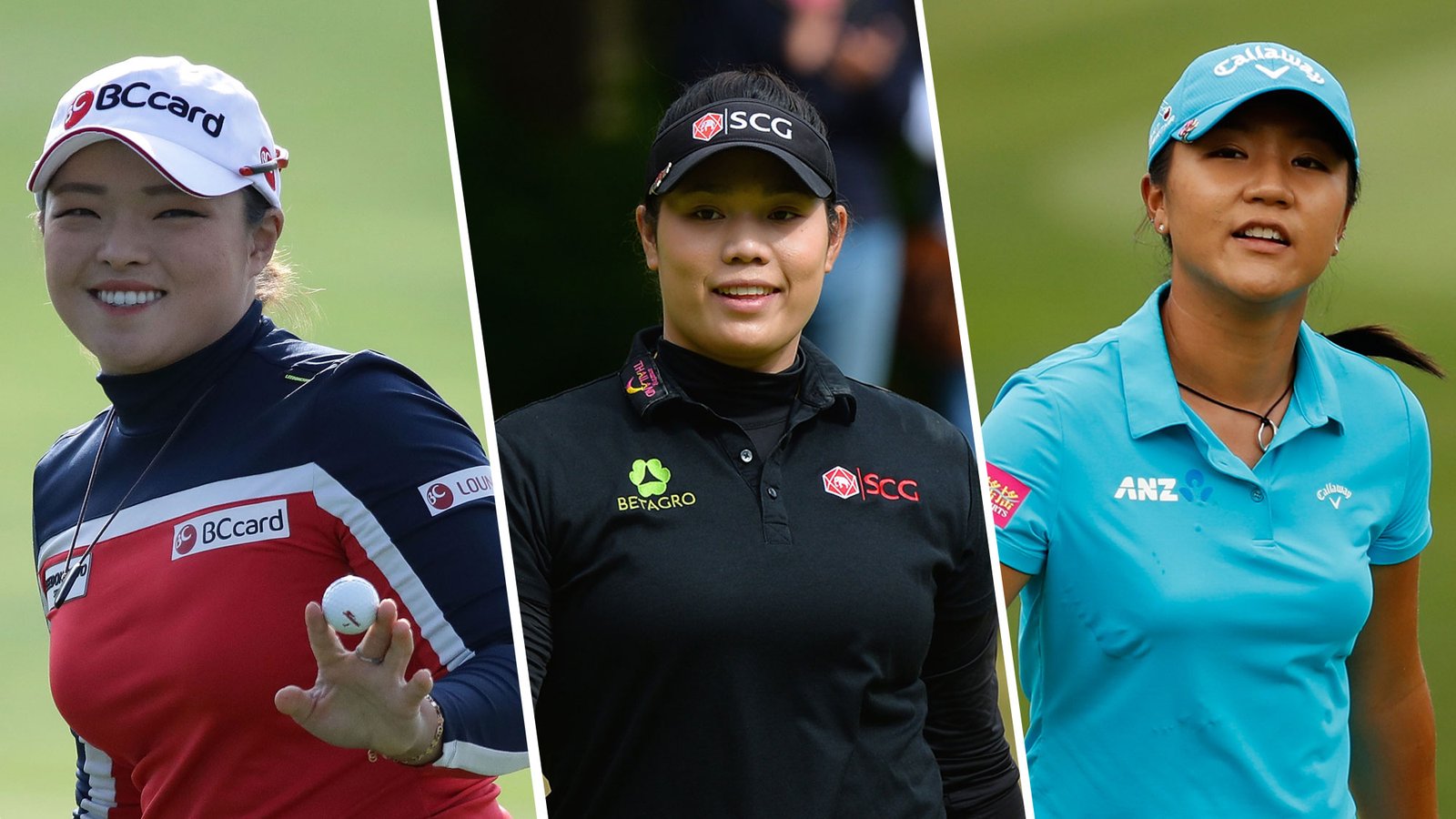 Hana Jang, Ariya Jutanugarn and Lydia Ko