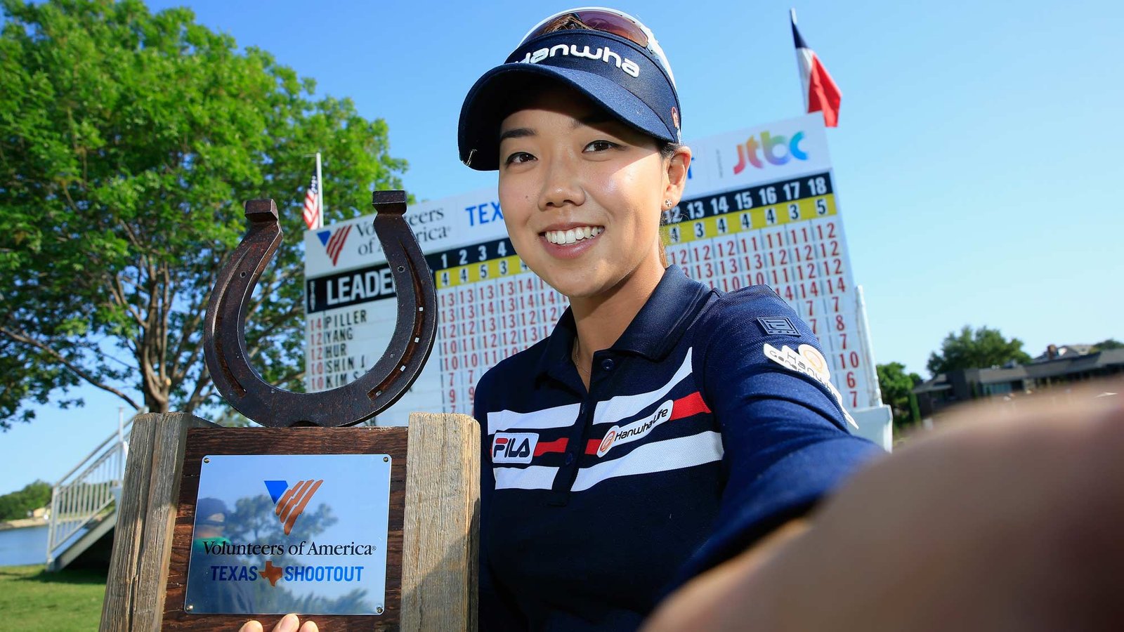 Jenny Shin with VOA Texas Shootout trophy