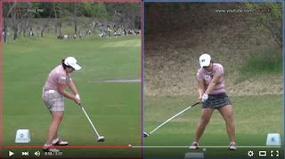 HaNa Jang entering the impact zone, two angles
