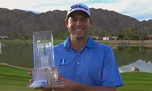 Bill Haas with trophy