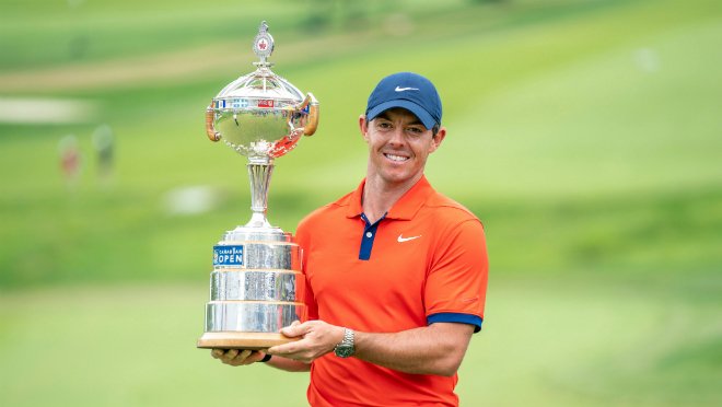 2019 defending champion Rory McIlroy