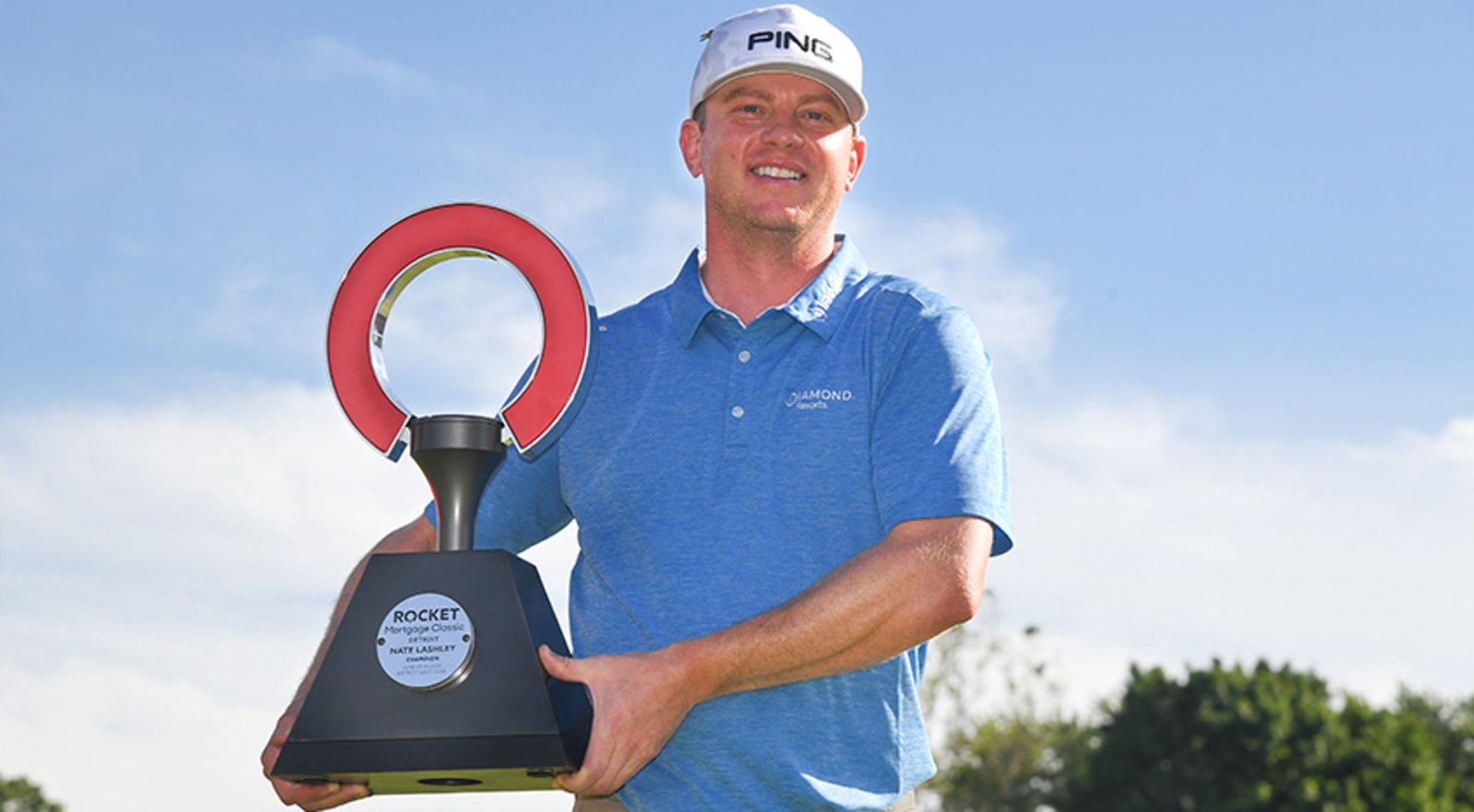 Defending champion Nate Lashley