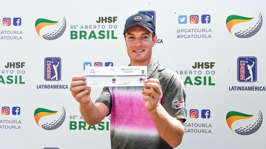 Drew Nesbitt with record-breaking scorecard