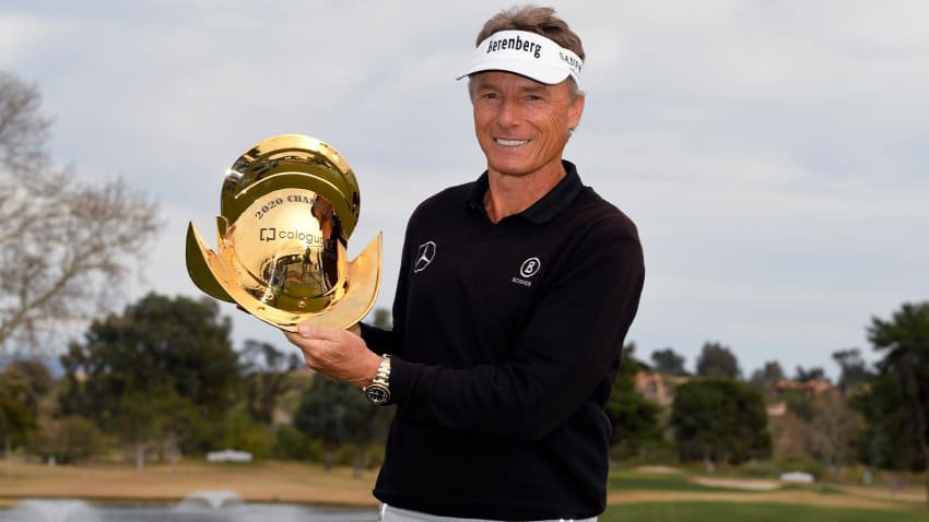 Defending champion Bernhard Langer