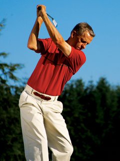 Top of backswing position