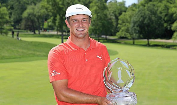 Defending champion Bryson DeChambeau