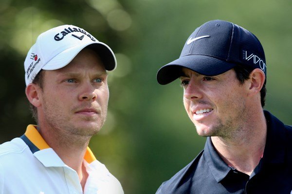 Danny Willett and Rory McIlroy