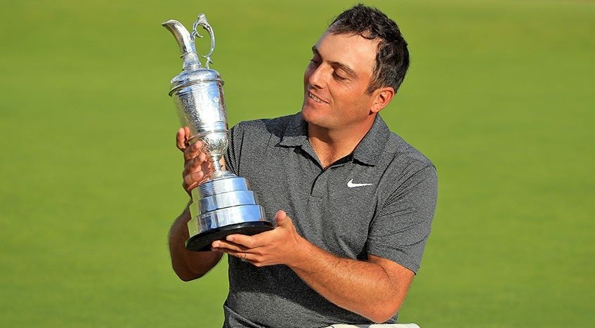 Francesco Molinari with the Claret Jug