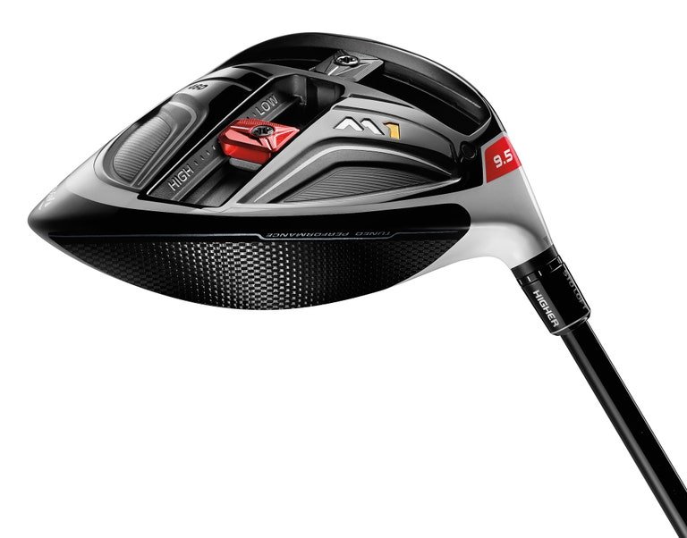 The two weight adjustment sliders on the M1 driver