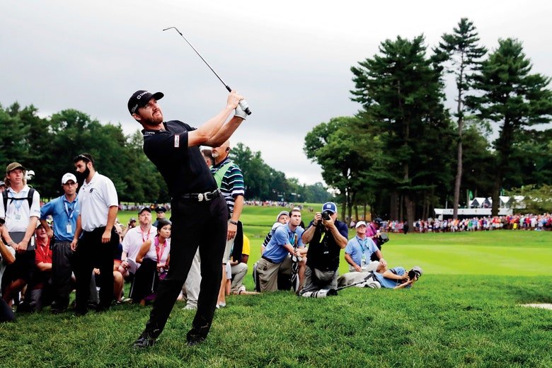 Jimmy Wlker with his wedge