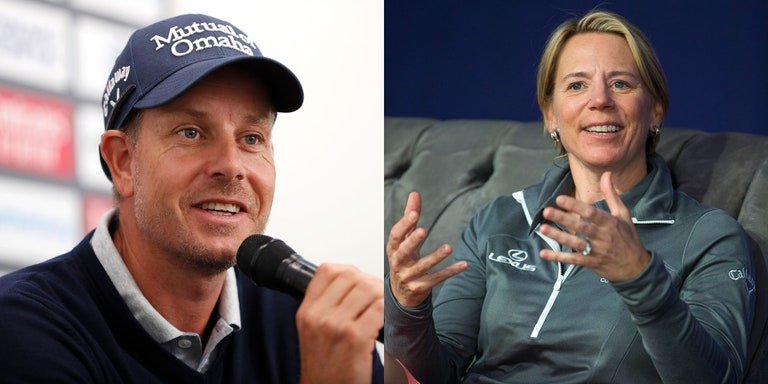 Henrik Stenson and Annika Sorenstam