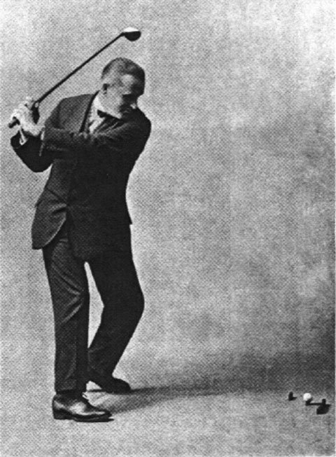 Edgar of top of backswing