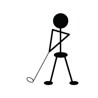 Putt-length swoosh