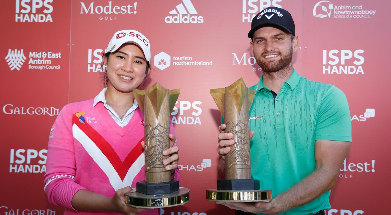 Defending champions Daniel Gavins and Pajaree Anannarukarn