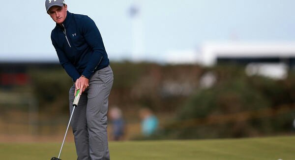 Paul Dunne using a palm-facing putting grip