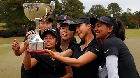 USC women's golf team