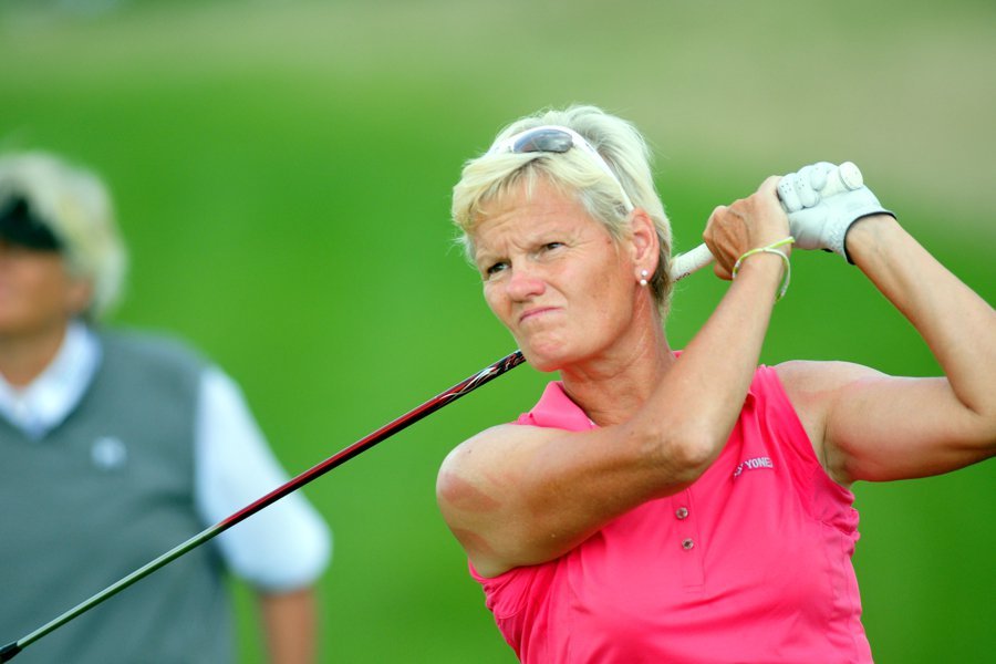 Trish Johnson and Laura Davies